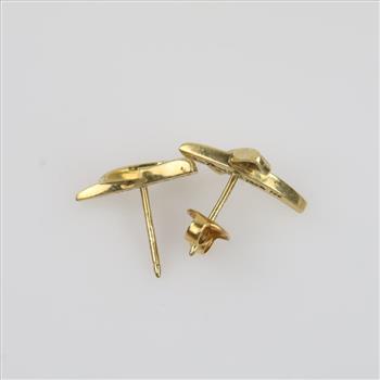 18kt Gold Diamond Earrings