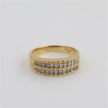18kt Gold Diamond Ring