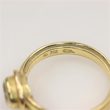 18kt Gold Diamond Ring