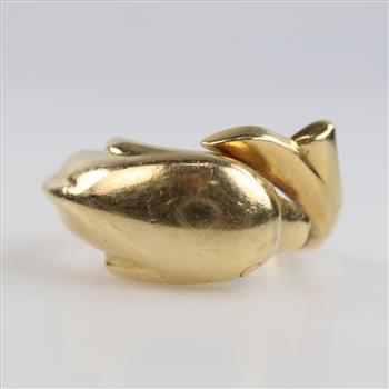18kt Gold Dolphin Ring