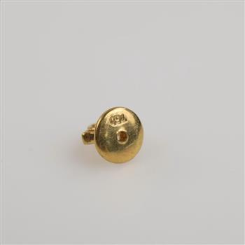 18kt Gold Earring Backing