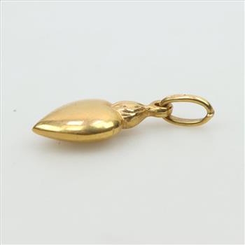 18kt Gold Heart Pendant