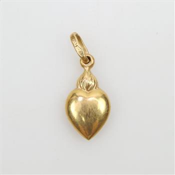 18kt Gold Heart Pendant