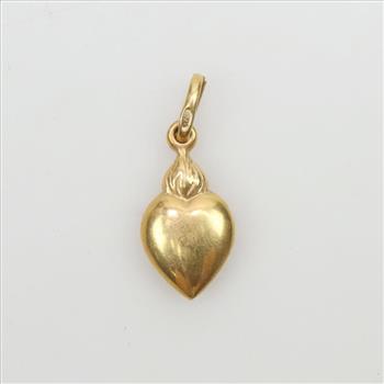 18kt Gold Heart Pendant