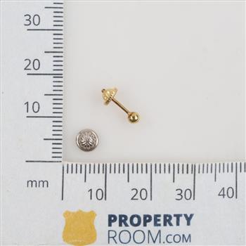 18kt Gold Jewelry, 2 Pieces