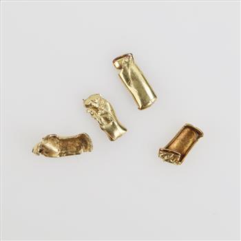 18kt Gold Jewelry, 4 Pieces