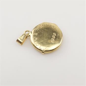 18kt Gold Locket