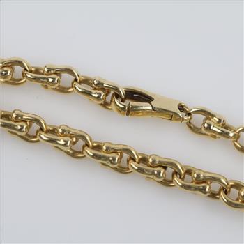 18kt Gold Nautical Link Chain Bracelet