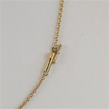 18kt Gold Necklace Diamond Pendant