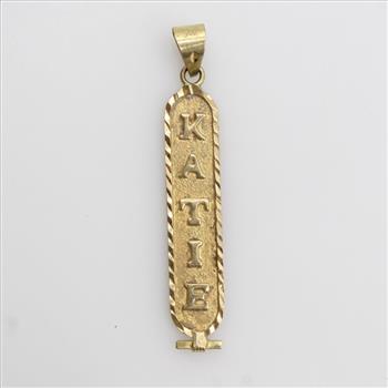 18kt Gold Pendant 