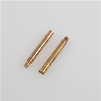 18kt Gold Pieces, 2 Pieces