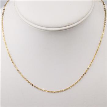 18kt Gold Rolo Link Chain