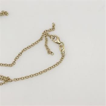 18kt Gold Rolo Link Necklace