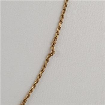 18kt Gold Rope Necklace