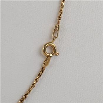 18kt Gold Rope Necklace