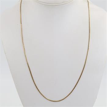 18kt Gold Serpentine Chain Necklace