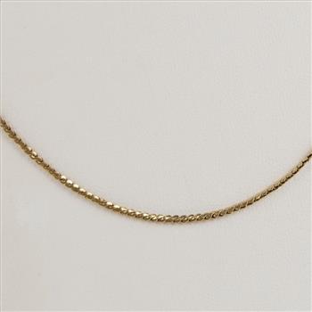18kt Gold Serpentine Chain Necklace