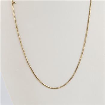 18kt Gold Serpentine Chain Necklace