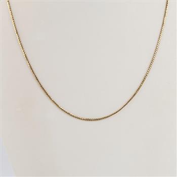 18kt Gold Serpentine Chain Necklace