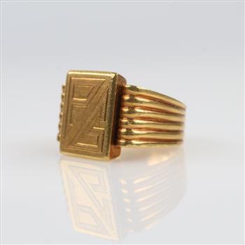 18kt Gold Signet 