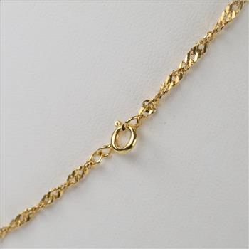 18kt Gold Singapore Chain Necklace