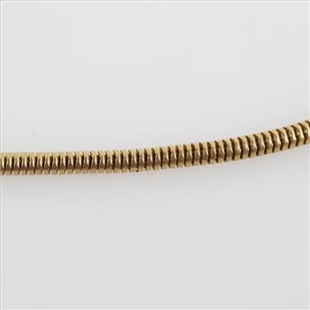 18kt Gold Snake Chain Necklace