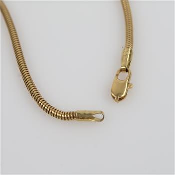 18kt Gold Snake Chain Necklace
