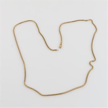 18kt Gold Snake Chain Necklace