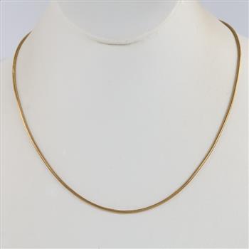 18kt Gold Snake Chain Necklace