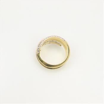 18kt Gold Snake Tail Wrap Around Ring