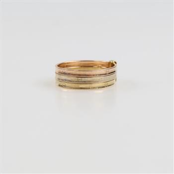18kt Gold Tricolor Ring