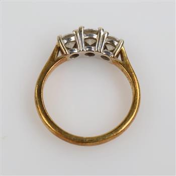 18kt Gold Two-tone Diamond Ring