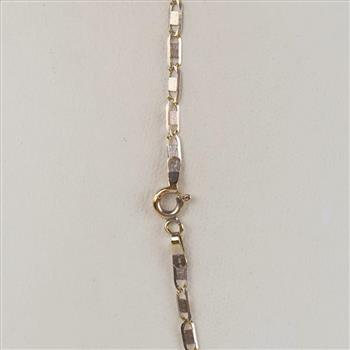 18kt Gold Two-tone Mariner Chain Necklace