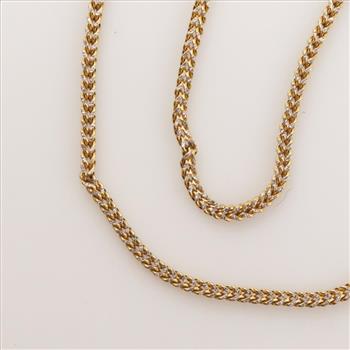 18kt Gold Two-tone Necklace