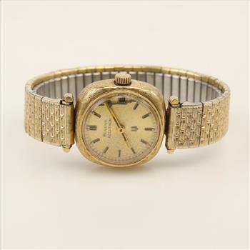 18kt GP Bulova Accutron Vintage Watch