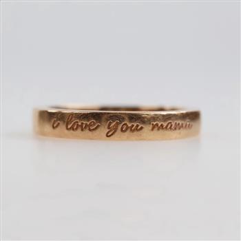 18kt Rose Gold Mama Band