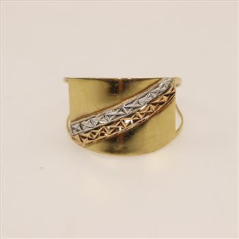 18kt Tri Color Gold Ring