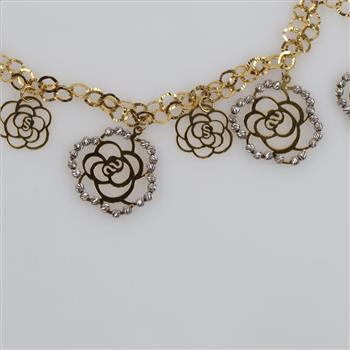 18kt Two Tone Gold Bracelet