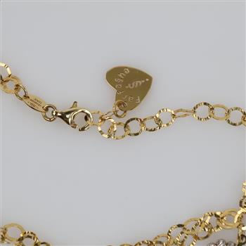 18kt Two Tone Gold Bracelet