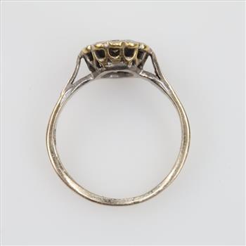 18kt Two Tone Gold Diamond Ring