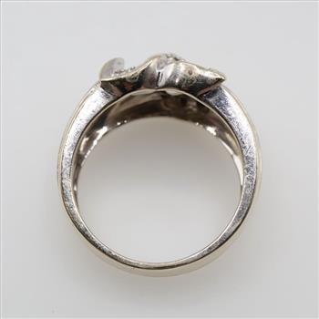 18kt Two Tone Gold Diamond Ring