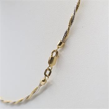 18kt Two Tone Gold Necklace