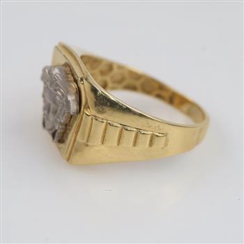 18kt Two-Tone Gold Ring