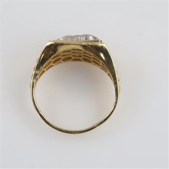 18kt Two-Tone Gold Ring