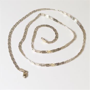Gold 7.3g Flat Chain Necklace 