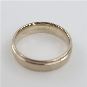18kt White Gold Band