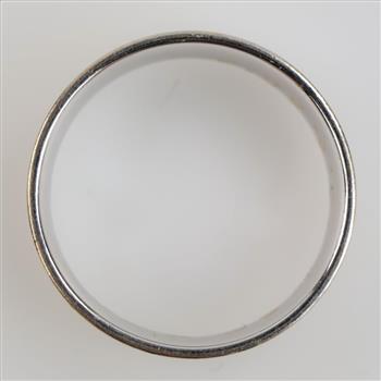 18kt White Gold Band