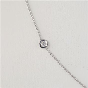 18kt White Gold Diamond Necklace