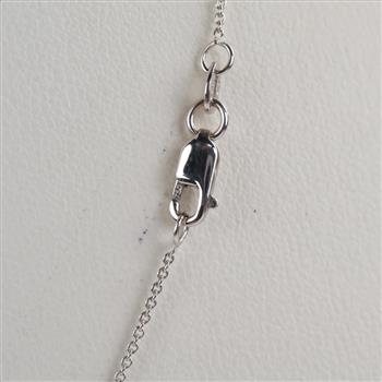 18kt White Gold Necklace Diamond Pendant