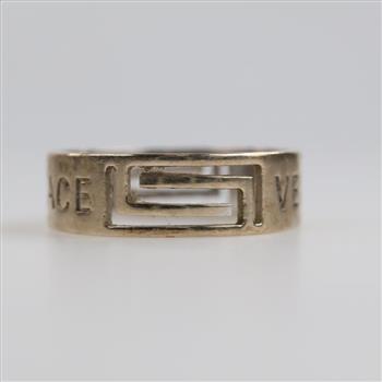 18kt White Gold Versace Ring